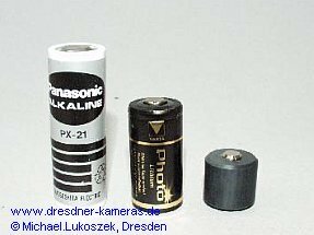 mechanischer Pentacon PX21-Adapter fr CR123