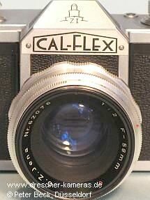 CAL-FLEX #61399 mit Biotar 2/58 und Vorschraubring C.Z. Jena 1:2 F=58mm
