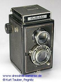 Reflekta, in der Ausfhrung des Kamera-Werk-Tharandt, ca. 1949 (mit Stelo-Verschluss)
