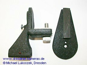 Ihagee-Schwenkwinkelaufsatz (Nr. 155.03) und Stativplatte (Nr. 155.13)