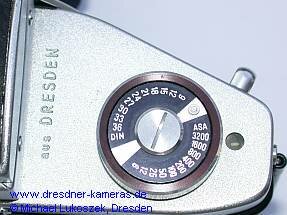 Exakta VX 500 mit Deckkappengravur aus Dresden (1969-1971)