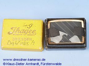 Mattlupen (Dahlsches Modell) fr die Exakta Varex VX mit Plattenrckwand