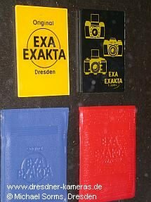 Exa-Exakta Taschenspiegel in verschiedenen Ausfhrungen mit Hlle