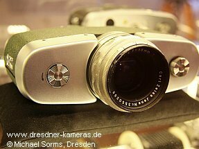 KW Zweifilm-Kamera (Prototyp mit zwei Schlitzverschlssen 1955)