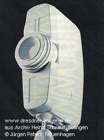 Zweifilm-Kamera, Design-Studie von Jrgen Peters 1958