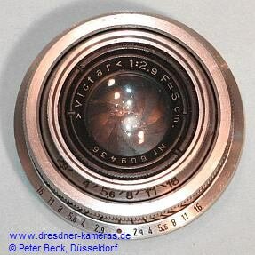 E. Ludwig Victar (M40x1) 1:2,9 F=5cm E. Ludwig Victar (M40x1) 1:2,9 F=5cm