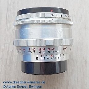 C.Z. Jena 1:2 F=58mm Nr. 63473, Namensvariante des Biotar 2/58 C.Z. Jena 1:2 F=58mm Nr. 63473, Namensvariante des Biotar 2/58