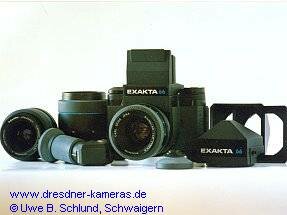 Exakta 66 mit Zubehör Exakta 66 mit Zubehör