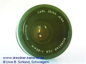 Carl Zeiss Jena Biometar im Exakta 66-Design Carl Zeiss Jena Biometar im Exakta 66-Design