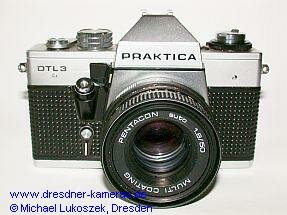 Praktica DTL 2/3-Kameras mit Belichtungsmessanzeige ber Leuchtdioden