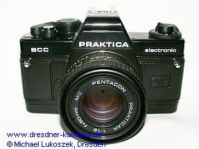 Praktica BCC mit Pentacon Prakticar 1,8/50