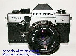 Praktica MTL 50 mit Pentacon auto 1,8/50;
