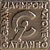 Schild CATTANEO (geprgt)