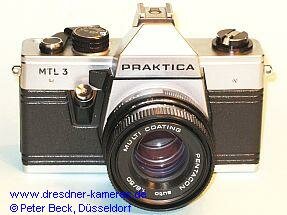 Praktica mit MTL-3-Gravur (Praktica super TL 1000)