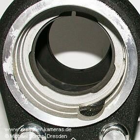 Praktina-Balgennaheinstellgert (Typ 2 - zustzlich fr Optiken mit Springblende)