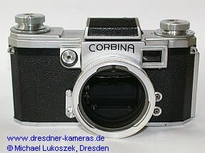 Corbina #54182 mit interner Springblendenauslsung (Praktina-FX-Exportversion fr den US-Markt)