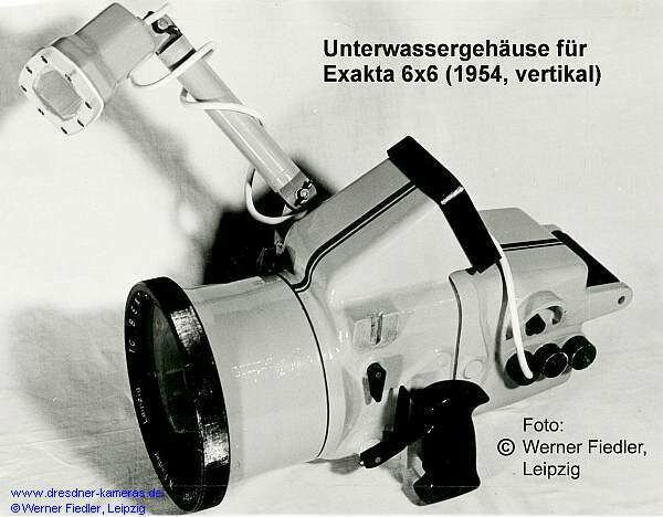 Eigenbau-Unterwassergehäuse für die vertikale Exakta 66 Eigenbau-Unterwassergehäuse für die vertikale Exakta 66